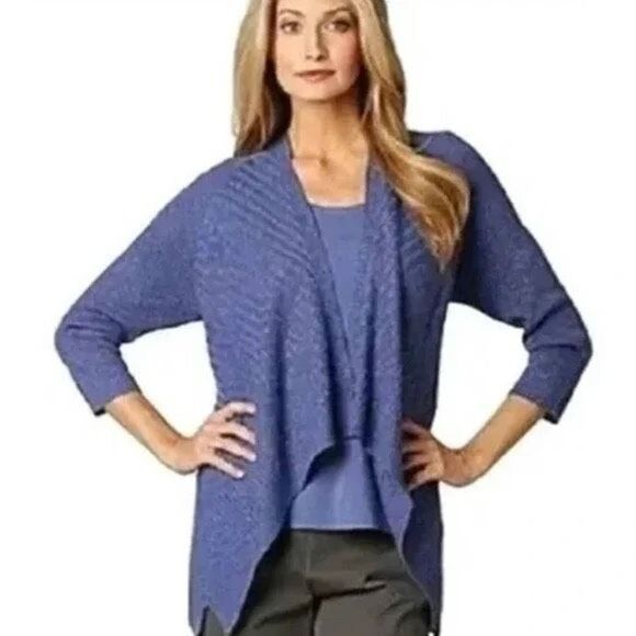 ✨Eileen Fisher Linen Cotton Slub Cardigan✨ - Picture 3 of 14